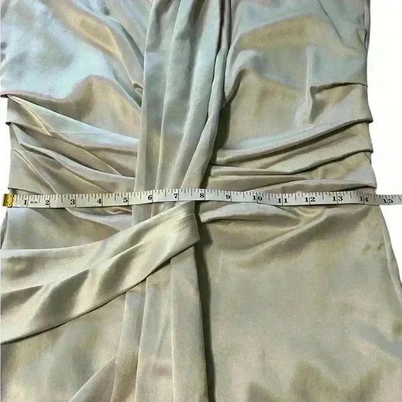 Esprit Elegant Silver/ Platinum Midi dress women’s size 8 just stunning - Picture 7 of 14